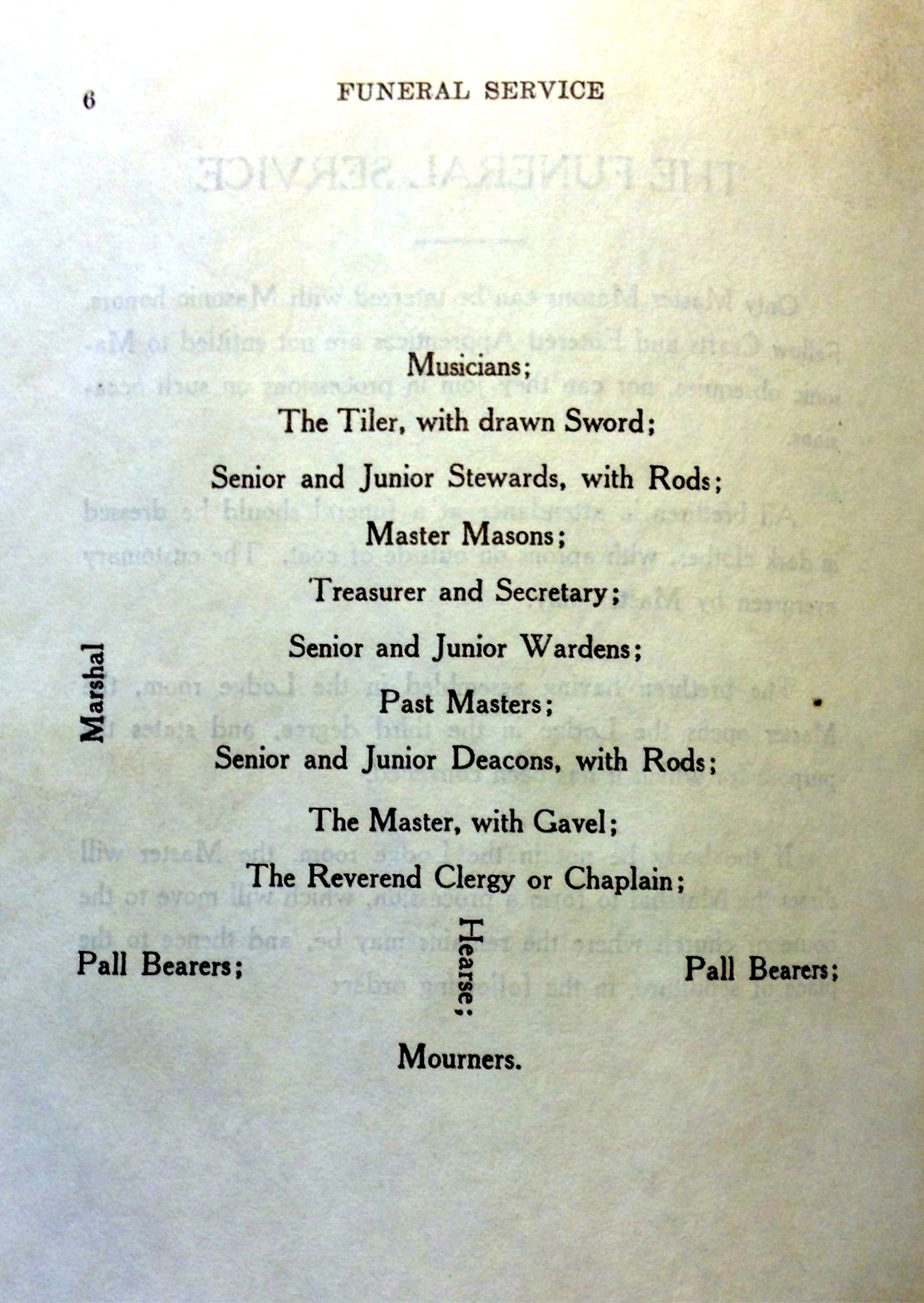 1929 Cal Masonic Funeral